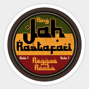 King Jah LP Sticker